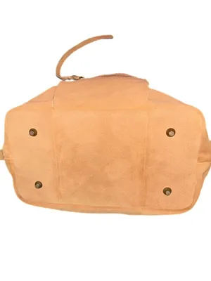 NWT Free People We The Free Suede Baby Emerson Bag Italian Straw thumbnail 8