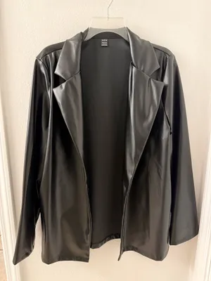 SheIn Feaux leather jacket thumbnail 2