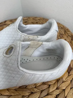 Adidas Chen Tao Sneakers Y2K Leather Quilted shoe Slip-On Quilt Taekwondo White thumbnail 8