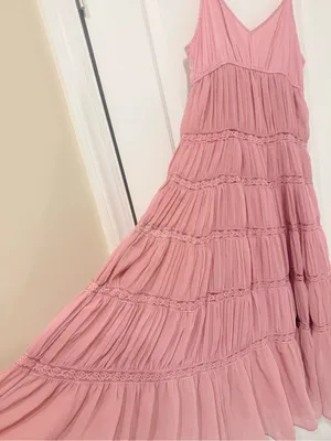 Anthropologie Twofer Tiered to a Sleeveless Dress MP thumbnail 4