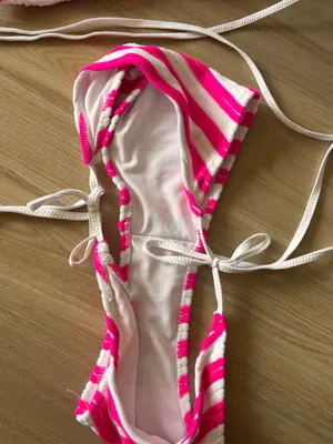 Bright Swimwear pink horizon set thumbnail 8