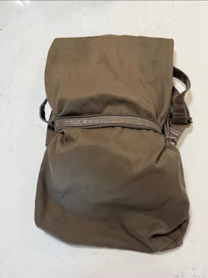 Women's Taupe faux Leather Crossbody Bag thumbnail 7