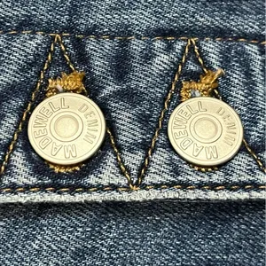 Madewell 90s Straight Leg Jeans‎ High Rise Button Fly Blue Denim Size 24 thumbnail 4