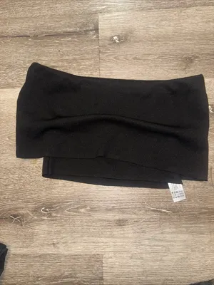 Zara Black Off-Shoulder Crop Top thumbnail 4