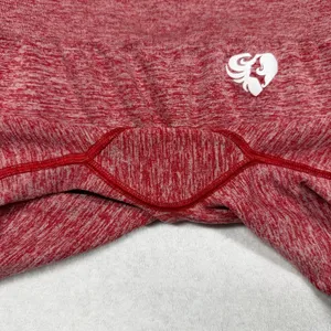 Women’s Best Seamless Leggings Size Small Red Heather High Rise Workout thumbnail 5