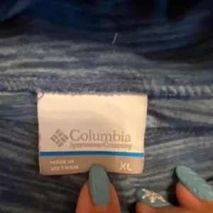Columbia Blue Heather Slip over Athletic Top Size XL thumbnail 7