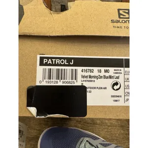 Salomon Patrol Trail Running Shoes Womens Size 7.5 EU 40 Velvet Morning/Zen Blue thumbnail 10