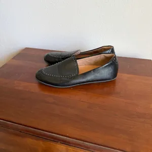 FitFlop Lena Microstud Black Leather Loafers Slip On Comfort Shoe Womens 7 thumbnail 3