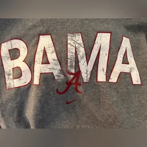 Nike Gray BAMA Logo Hoodie thumbnail 3