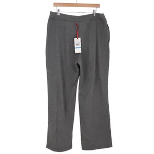 Ruby Rd Pants Womens XL Shades Of Gray Medium Gray Wide Leg Knit New thumbnail 5