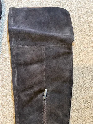 Lucky Brand Women's Over-the-Knee Suede Block Heel Boots - Charcoal thumbnail 5