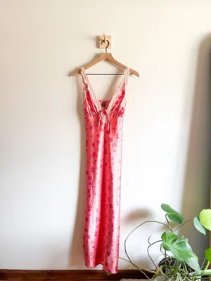 Wild Fable Satin Floral Dress Size XS thumbnail 3