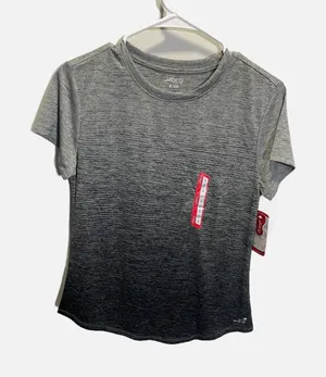 BCG Womens Training Tee Short Sleeve Ombre Grey Black Space Dye‎ XS NWT thumbnail 1