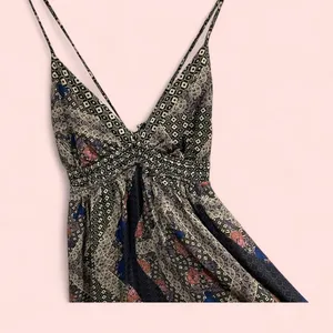 Fire Los Angeles maxi tie strap babydoll dress boho whimsigoth mermaid festival thumbnail 4