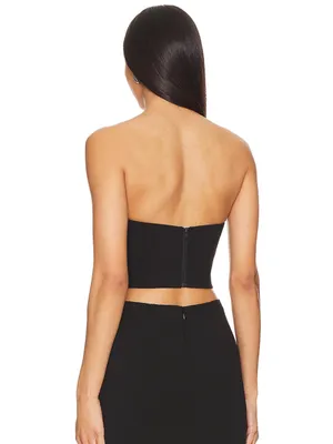 Bardot x Revolve Francesco Bustier Size 4 NWT in Black thumbnail 2