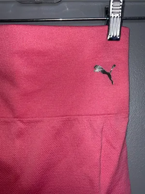 2 Pair Puma Bike Shorts - Pink and Charcoal - Small thumbnail 3
