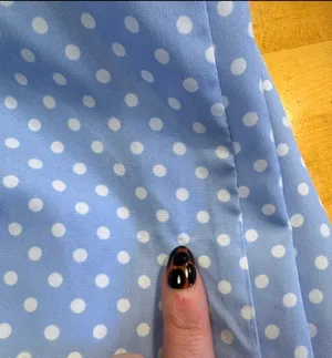 Superdown Revolve Mayra Blue Polka Dot Ruffle Mini Dress thumbnail 6