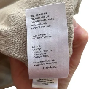 Free People Linen Chelsea Pleated Shorts Oatmeal Size 10 High Rise Tailored thumbnail 6