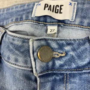 Paige Skyline Skinny Jeans Womens 27 Light Wash Blue Mid Rise Stretch Denim thumbnail 8