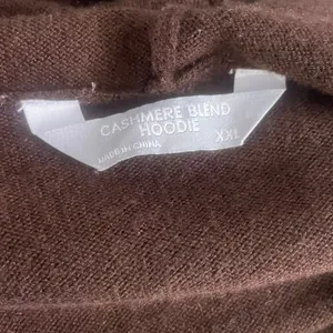 Cashmere Blend Hoodie XXL Brown Soft Comfy‎ Warm Cozy Oversized Luxurry Premier thumbnail 3