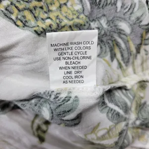 Blue Island Tropical Maxi Dress Sz L Pineapple Palm Print Rayon Tiered Open Back thumbnail 13