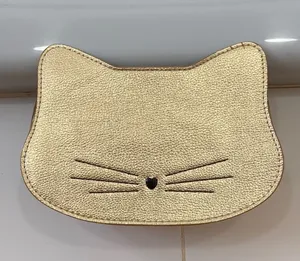 Tarte Cat Shape cosmetic bag Gold thumbnail 1