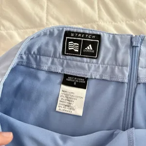 Adidas Golf Tennis‎ Stretch Skirt Skort Womens Size 8 Blue Pockets Logo thumbnail 3