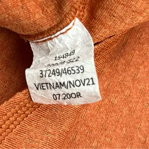 REI Co-op Womens Size Medium Orange Long Sleeve Athletic Top Quarter Zip Outdoor thumbnail 3