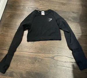 Gymshark vital seamless long sleeve crop top thumbnail 1