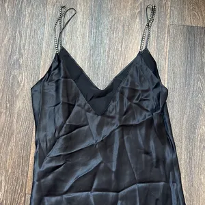 Dannijo Black Slip Dress Size M thumbnail 6