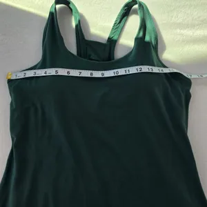 Rae Mode Womens Green Racerback Tennis Romper Dress with Built-in Shorts Large thumbnail 7