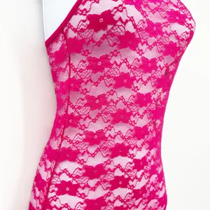 NWT Fredericks of Hollywood Margarita Floral Sheer Lace Teddy Lingerie‎ Size S thumbnail 4