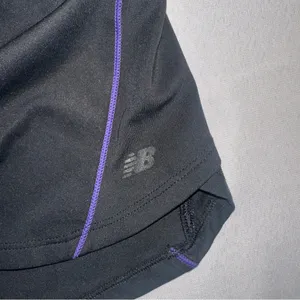 New Balance Lightning Dry Running Shorts Women’s Size Lg Purple Black 3.5in thumbnail 2