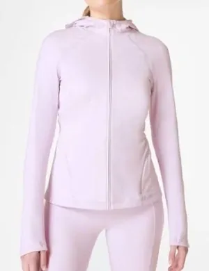 Sweaty Betty Lavender Hooded Zip Up Athletic Jacket Running Workout Activewear thumbnail 1
