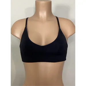 New. Spiritual Gangster V-neck black bralette. XS/S. Retails $68 thumbnail 2