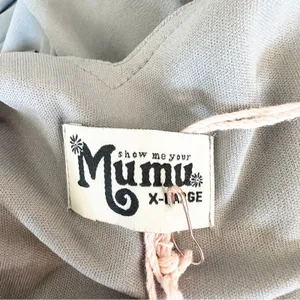Show Me Your Mumu Dress Womens Bridesmaid Kendall V Neck Gray Side Slit XL NEW‎ thumbnail 8