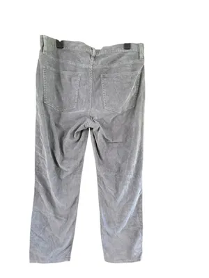 Women's J.Crew Corduroy Straight Leg Pants Size 32 Grey thumbnail 3