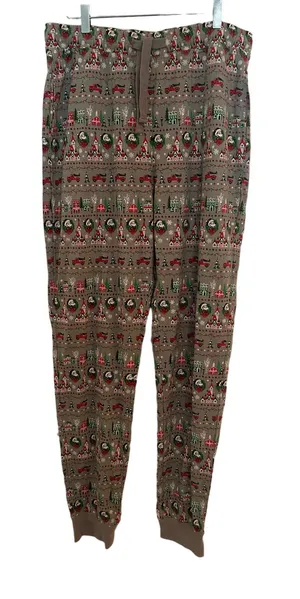 Disney Parks Holiday / Winter theme lounge joggers Mickey Mouse, Size M thumbnail 1