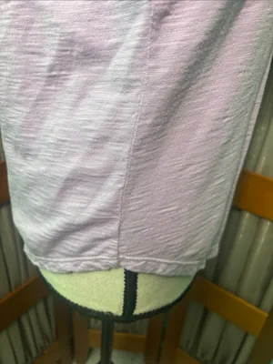 White House Black Market Lilac Scoop Neck Short Sleeve Top thumbnail 5