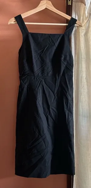 Theory Sleeveless Stretch Wool Sheath Little Black Dress Mini Classic Size‎ 2 thumbnail 1