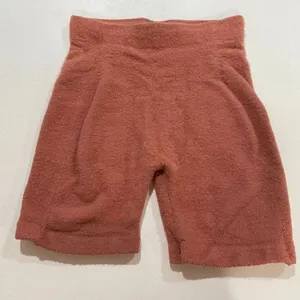 Gymshark Whitney Simmons Fuzzy Lounge Shorts Pink Size Medium thumbnail 4