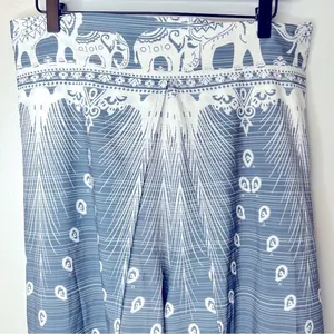 Women’s Elephant‎ Grey Wide Leg Slit Pants Size L/XL thumbnail 8