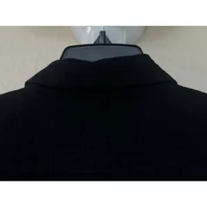 Free People Sunstreaks Tie Front Black Gauzy Cotton Top Button Front Large Beach thumbnail 6
