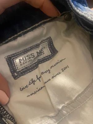 Y2K Miss Me Boyfriend Ankle Capri Jeans Silver Creek Embellished 29 thumbnail 7