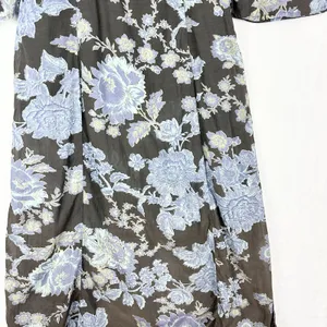 Free People Melrose Maxi Dress Size 2 Floral Night Combo Boho Flare Sleeves thumbnail 7