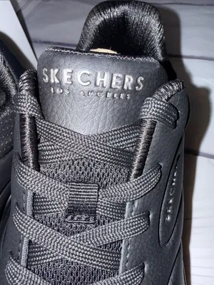 Skechers Women’s Uno Savvy Debon Air Black Athletic Street Sneaker thumbnail 10