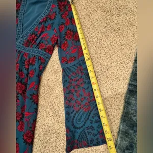 Abercrombie & Fitch Bohemian Moody Floral Whimsy Goth Sheer Paisley Fairy Mini thumbnail 8