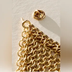 Free People summers end collar pin- gold NWT $38 thumbnail 3