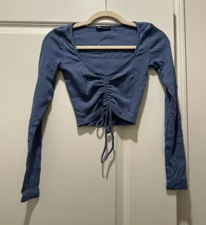 Zara Lace Up Crop Top thumbnail 1