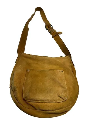 Patricia Nash Womens Brown Leather Suede Hobo Shoulder Bag SKU 7280 thumbnail 1